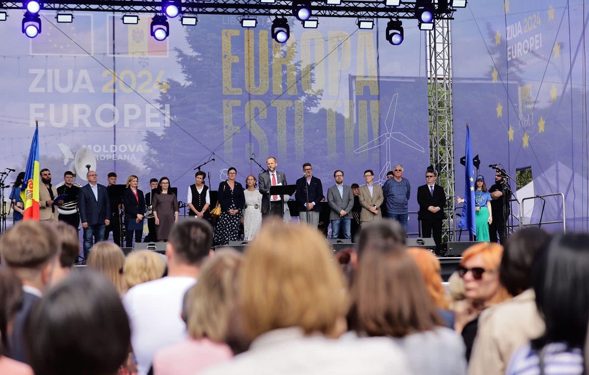 VIDEO | Locuitorii din nordul țării au spus „Europa ești TU!”. Pacea, prosperitatea și siguranță, sărbătorite la Bălți