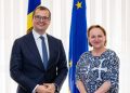 Prim-ministrul Vasile Tofan a avut o întrevedere cu Ambasadoarea Uniunii Europene în Republica Moldova, Iwona Piórko