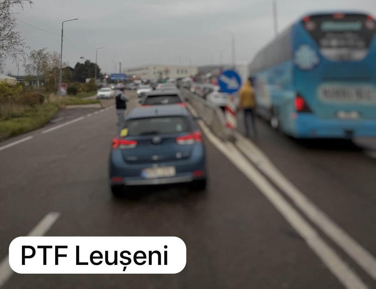 Poliția de Frontieră: Trafic intens la vămile Sculeni și Leușeni
