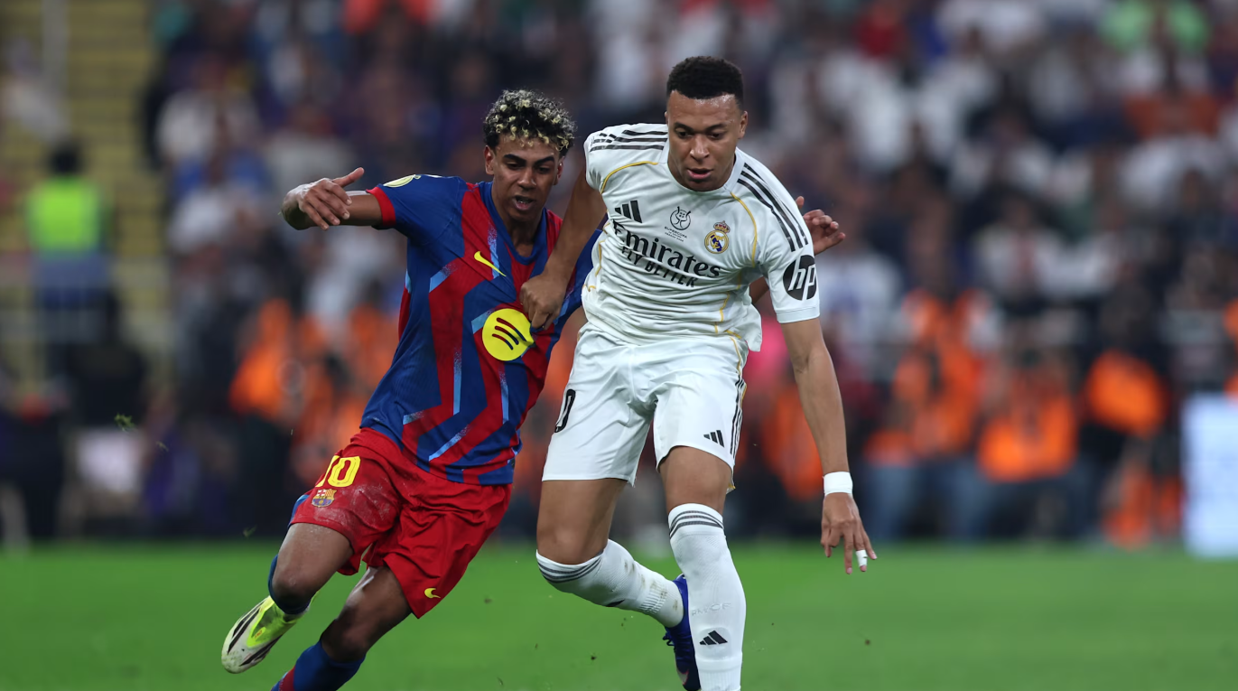 Real Madrid a învins Barcelona în El Clasico: Mbappe, dublă și gol decisiv pe final