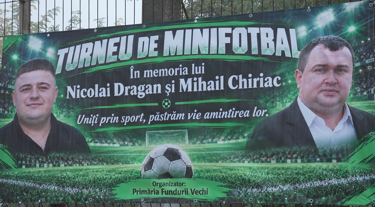 VIDEO // Fotbal în memoria celor doi polițiști care și-au pierdut viața la Sîngerei