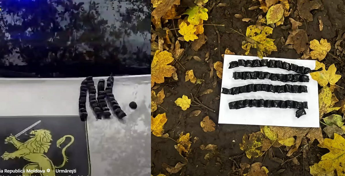 VIDEO // Tânăr de 28 de ani, reținut în timp ce plasa substanțe narcotice în ascunzișuri. Acesta riscă închisoare