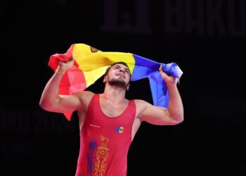FOTO | Aur pentru R. Moldova: Sportivul Radu Lefter este campion european la lupte libere