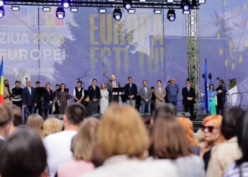 VIDEO | Locuitorii din nordul țării au spus „Europa ești TU!”. Pacea, prosperitatea și siguranță, sărbătorite la Bălți