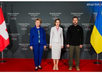 Maia Sandu, la summitul din Elveția: „Pacea în Ucraina înseamnă și pacea în Moldova”