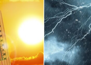 Ploi cu fulgere în nordul țării, dar și temperaturi fierbinți