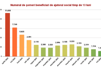 Numărul de șomeri care beneficiază de ajutor social a fost redus de 10 ori