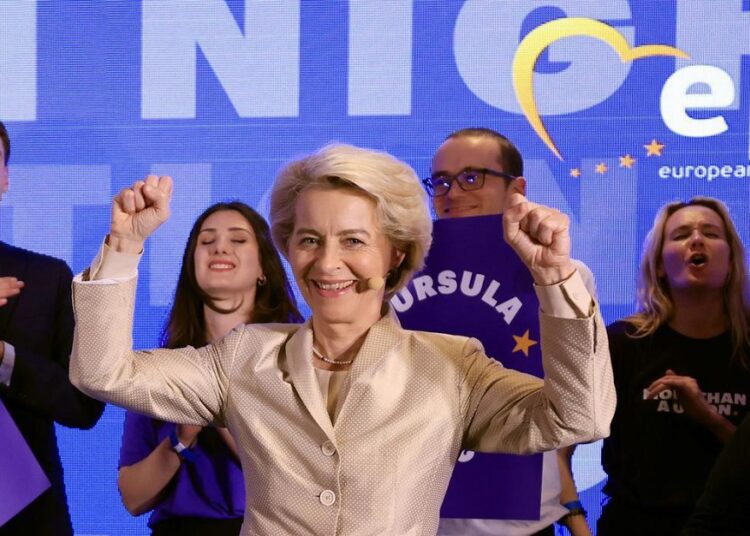 Alegeri europarlamentare 2024. Centrul rezistă, dar Europa se înclină spre dreapta. Ursula von der Leyen: „Am câștigat”