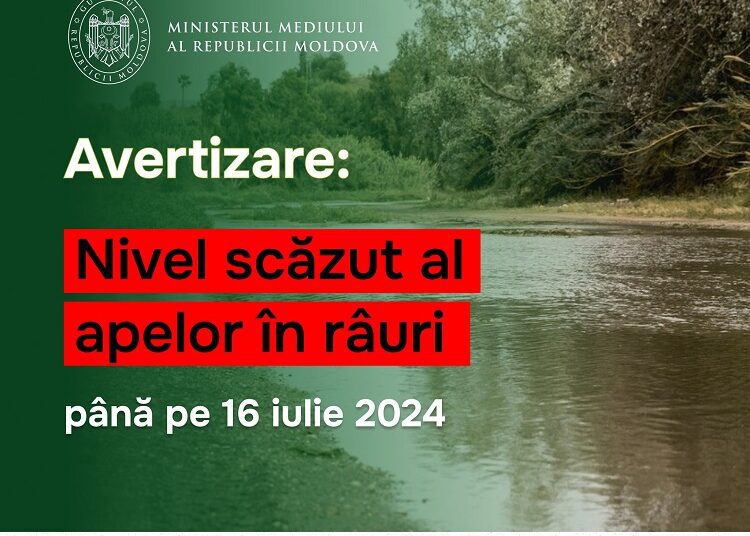Apa din râuri a scăzut drastic. Ministerul Mediului vine cu avertizări