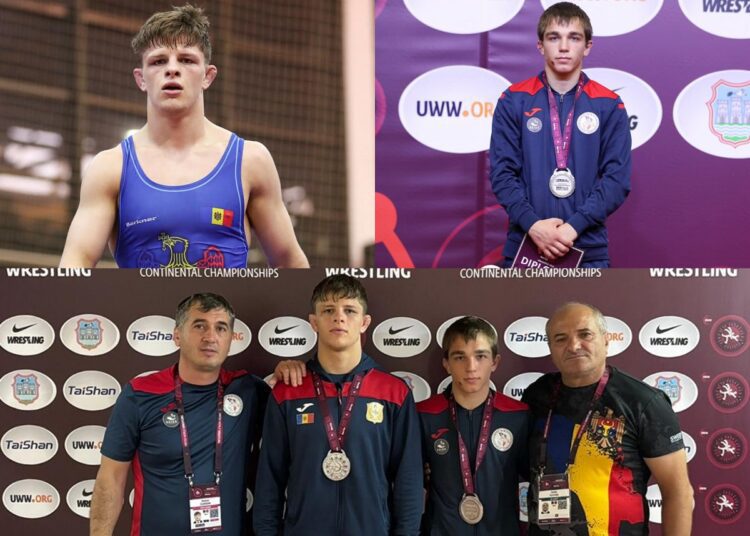 Luptătorii Alexandru Solovei și Maxim Sarmanov au devenit vicecampioni europeni