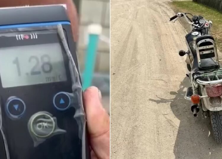 VIDEO | Beat și fără permis de conducere. Un bărbat din nordul țării s-a ales cu dosar penal