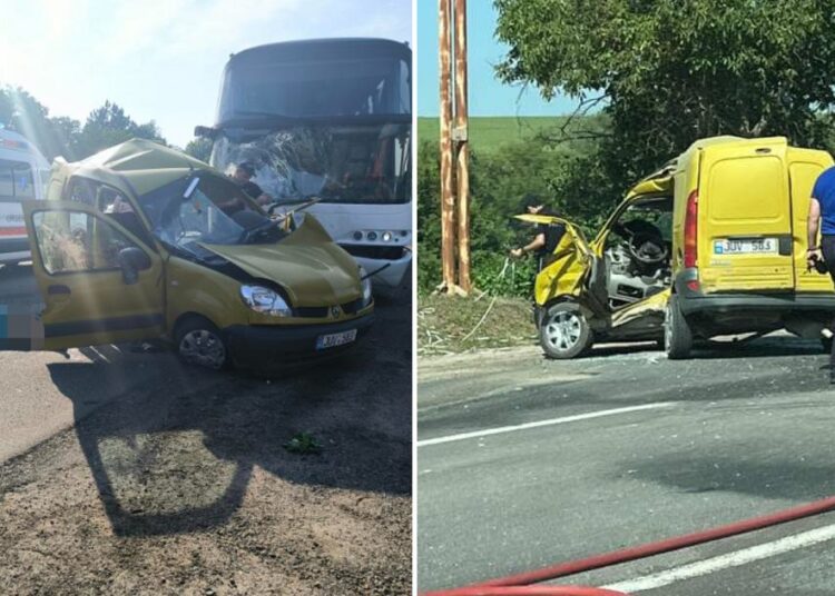 FOTO | Accident tragic în nordul țării. Doi soți au murit în urma impactului