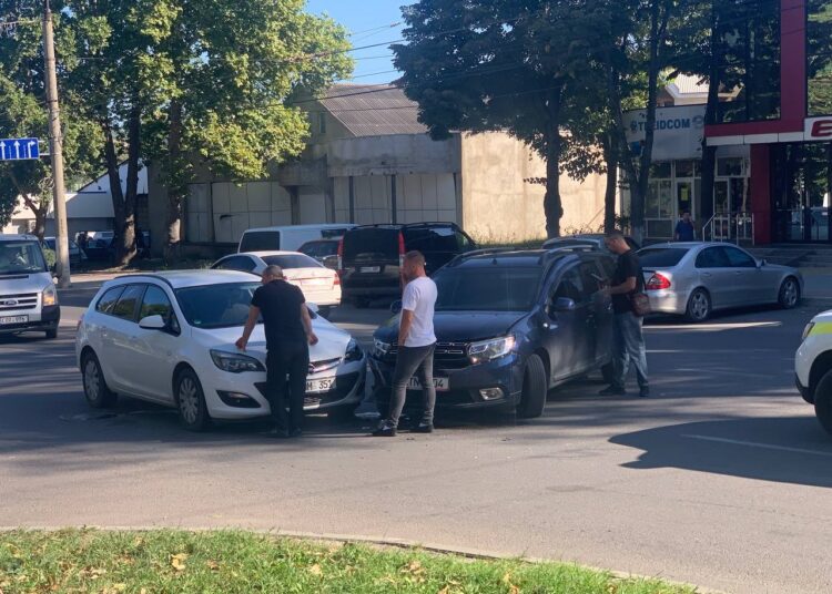 Accident rutier lângă spitalul din Bălți