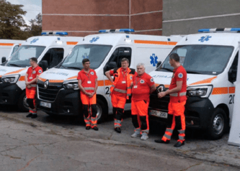 41 de ambulanțe au fost distribuite astăzi substațiilor de Asistență Medicală Urgentă din țară