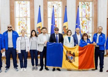 Maia Sandu a înmânat drapelul sportivilor care vor reprezenta R. Moldova la Jocurile Paralimpice de la Paris