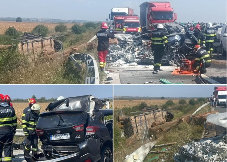 FOTO / Consulul Ungariei la București a murit într-un accident în România. Mașina sa a fost strivită de un camion