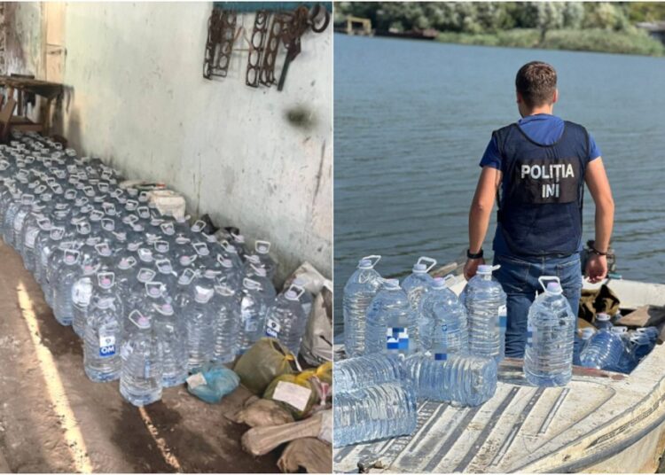 VIDEO | Alcool etilic de contrabandă, confiscat: 1800 de litri urmau să ajungă în Bălți