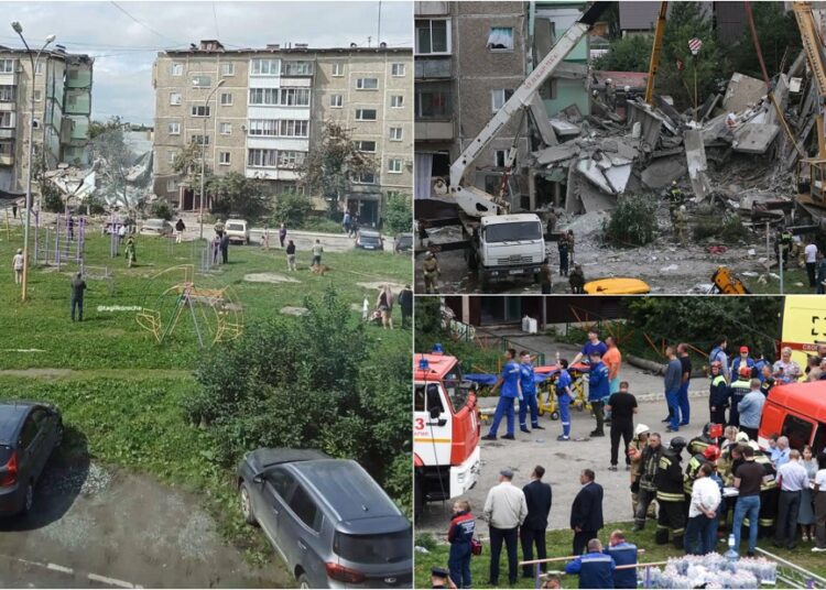 VIDEO | O butelie a explodat și a dărâmat un bloc în Rusia. Sunt șapte victime, printre care cinci copii