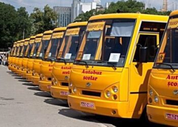 69 de autobuze școlare noi vor ajunge în raioanele țării până pe 1 septembrie