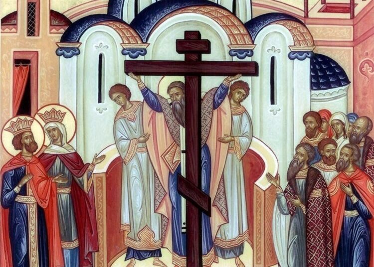 Creștinii ortodocși de rit vechi sărbătoresc Înălțarea Sfintei Cruci