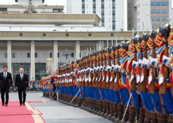 FOTO/VIDEO | Putin sfidează justiția internațională. Cum a fost primit dictatorul rus în Mongolia: Fanfară și covor roșu în loc de cătușe