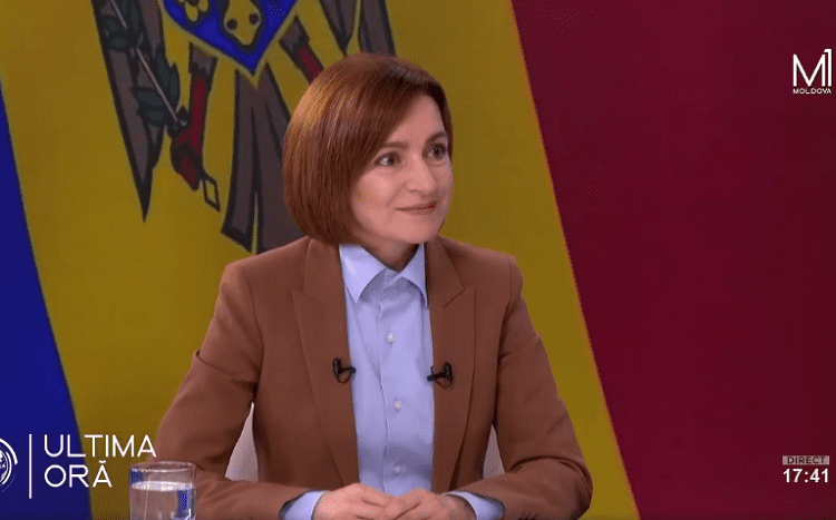 VIDEO // Cutremurul „a prins-o” în emisie directă pe Maia Sandu. Cum a reacționat șefa statului
