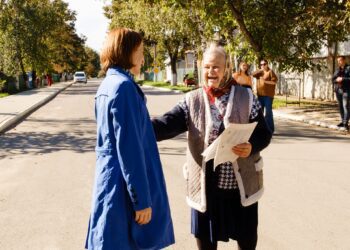 FOTO // Maia Sandu la Sîngerei: Oamenii au zis că nu vor lăsa ca soarta țării să fie decisă de cumpărătorii de voturi