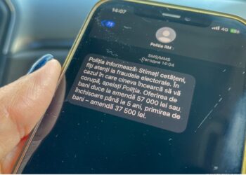 Poliția atenționează cetățenii prin SMS referitor la fraudele electorale
