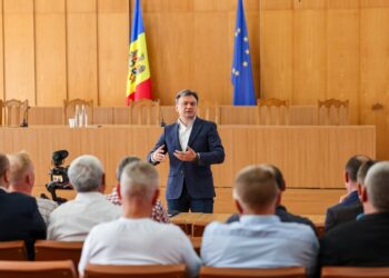 Dorin Recean, la Dondușeni: „Încurajez primarii din toată țara să fie activi și să realizeze proiecte care răspund direct nevoilor locale”