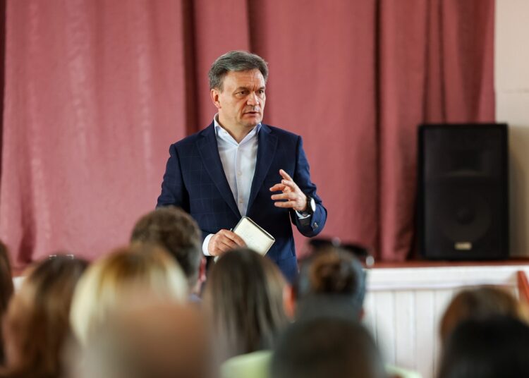 Dorin Recean, la Florești: „Construim, împreună, Moldova Europeană – o țară în care orașele și satele prosperă”