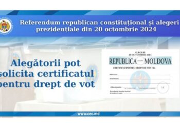 CEC: Alegătorii pot solicita un certificat cu drept de vot