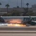 VIDEO | Momente de panică pe un aeroport din Las Vegas: Un avion a luat foc la aterizare