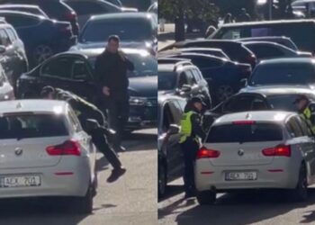 Șoferul BMW-ului, care a luat pe capotă un polițist, plasat în arest preventiv pentru 20 de zile