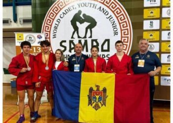 Patru medalii pentru Moldova la Campionatul Mondial de sambo