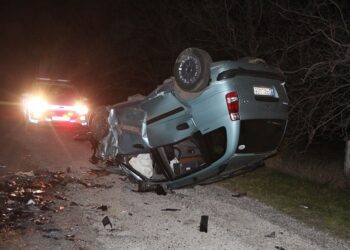 FOTO | Un tânăr de 23 de ani și-a pierdut viața într-un accident la Drochia