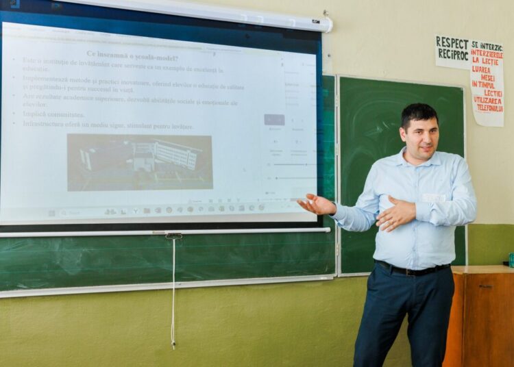 FOTO // Liceul „Grigore Vieru” din Briceni va avea laboratoare moderne datorită investițiilor Uniunii Europene și PNUD