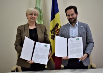 FOTO | Acord de colaborare dintre USARB și „People in Need”. Va spori dezvoltarea relațiilor pe diverse domenii