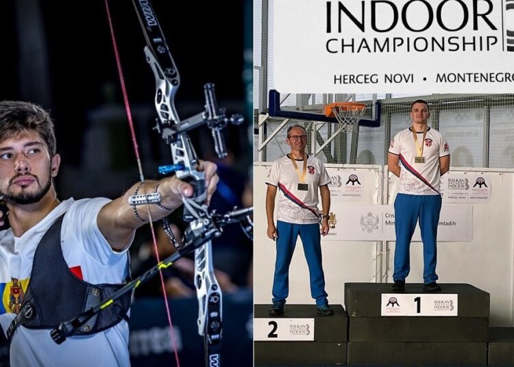 Dan Olaru a cucerit bronzul la Campionatul Balcanic de tir cu arcul în sală