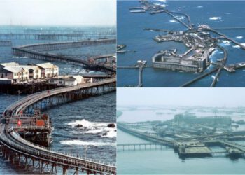 FOTO // „Atlantida lui Stalin”, uluitorul oraș plutitor din mijlocul Mării Caspice care riscă să producă un dezastru ecologic de proporții