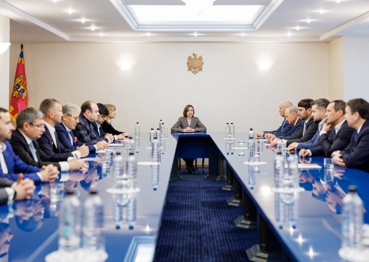 18 lideri ai partidelor politice s-au întâlnit cu Maia Sandu