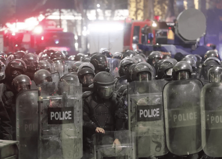 VIDEO // Avocatul Poporului din Georgia condamnă utilizarea torturii împotriva manifestanților pro-UE. Lider al Opoziției, bătut și arestat