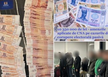 19 persoane reținute în dosare de corupție și amenzi de peste 10 milioane de lei