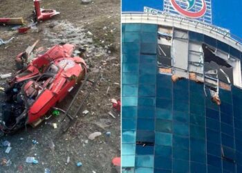 FOTO/VIDEO // Patru morți după ce un elicopter a intrat în clădirea unui spital, în Turcia