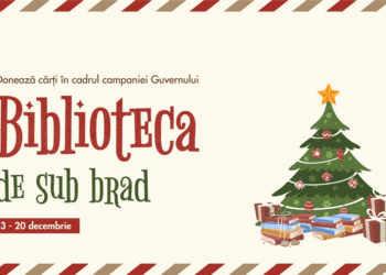 Donează cărți de sărbători! Guvernul anunță lansarea campaniei „Biblioteca de sub brad”