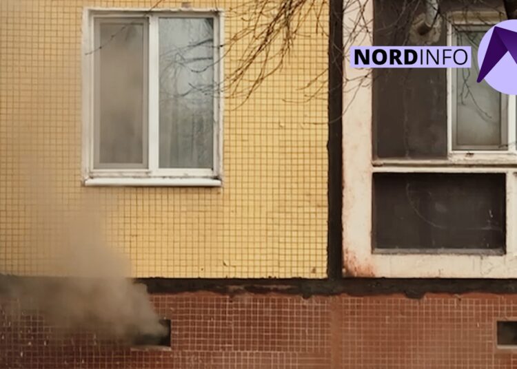 VIDEO // Incendiu într-un bloc de locuit din Bălți