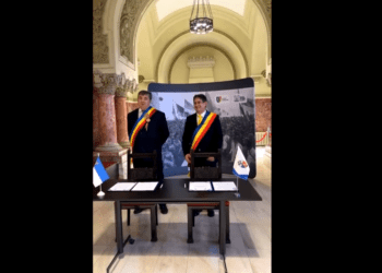 VIDEO | Moment istoric pentru Edineț. De Ziua Națională a României, s-a înfrățit cu Alba Iulia