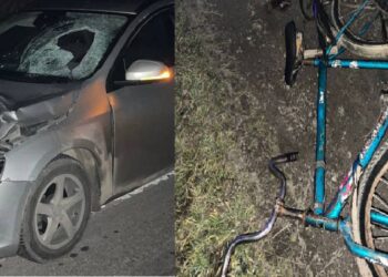 Un biciclist, lovit mortal de o maşină în raionul Făleşti