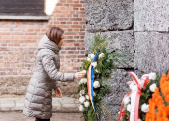 Maia Sandu, alături de alți lideri mondiali, la comemorarea a 80 de ani de la eliberarea lagărului Auschwitz-Birkenau