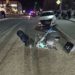 Accident la Strășeni, cu implicarea unui șofer beat: un semafor doborât și iluminat afectat