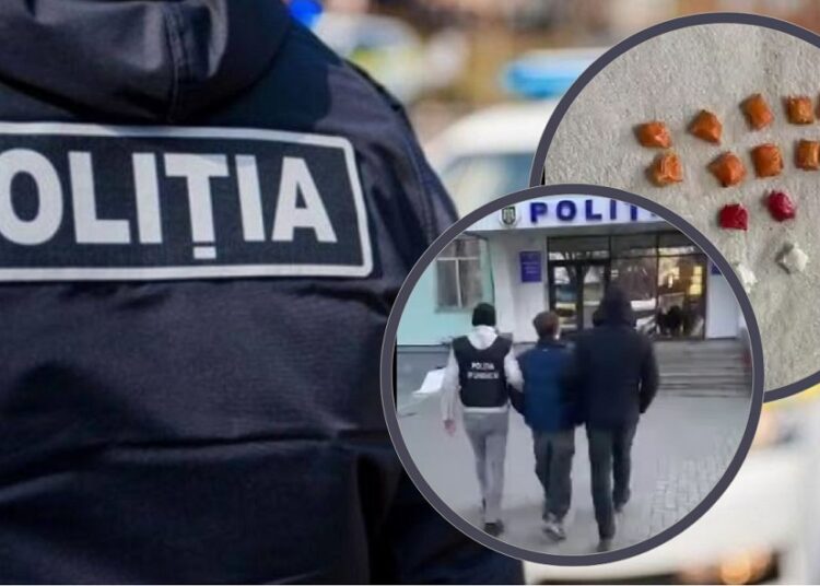 VIDEO // Prins în timp ce ascundea droguri. Un tânăr de 19 ani, reținut